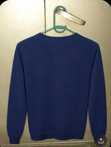 navy blue sweatshirt