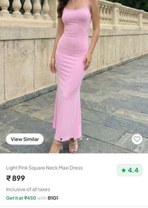 Pink Slip Dress