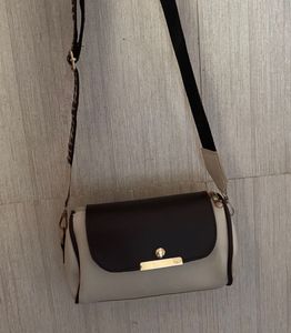 Stylish Two-Tone Crossbody Bag