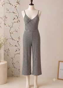 Striped  Jumpsuit