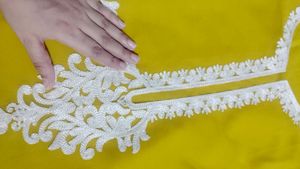 Yellow Embroidered Kurta