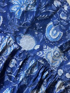 Beautiful Blue Floral Print Top