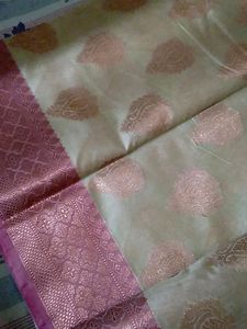 Banarasi Cotton Embroidery Work Saree
