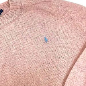 Ralph Lauren Pink Sweater Unisex | XL