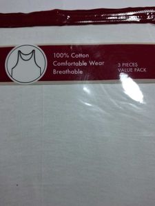 Driftwood Ultra Thin Cotton Vests - 3 Piece Pack