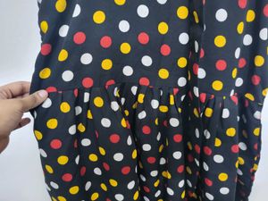 Fun Polka Dot Sundress with neck scarf