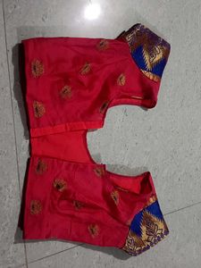 Beautiful pink &amp; Blue Saree