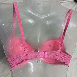 Pink Lace ❤️‍🔥 Trim Padded Bra