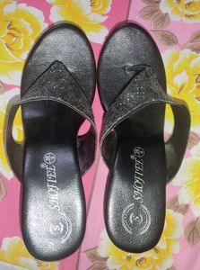 Sparkly Wedge Sandals