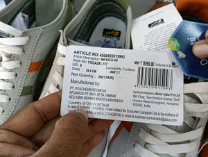 Asics Onitsuka Tiger White &amp; Orange Sneakers