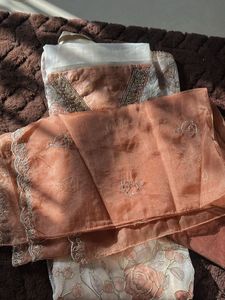 Embroidered Kurta Set unstiched