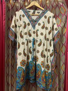 Bohemian Paisley Print Kaftan