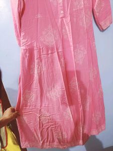 A line frock kurta combo