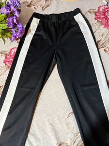 H&amp;M Black &amp; White Track Pants