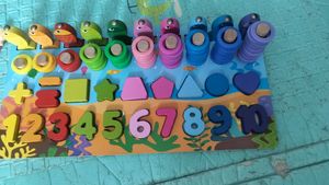 Stacking and math puzzle
