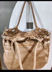 Stylish Brown Leather Shoulder Bag