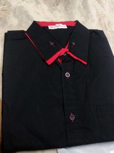Stylish Black & Red Men's Shirt