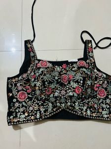 ethnic pallazo set and crop top with jacket