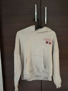 Oversized Hoodie with Japanese Print