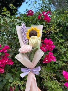 Handmade Crochet Flower Bouquet