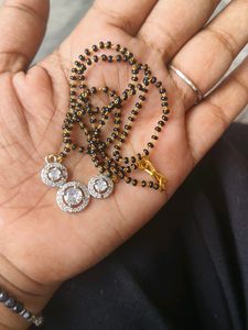 Pack Of 3 Items  American Diamond Mangalsutra