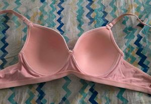 Comfortable Pink Padded Bra