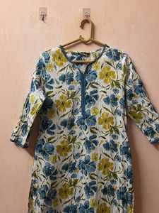 Floral print Kurta