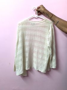 Cream Knit Cardigan