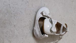 Cute White Baby Shoes