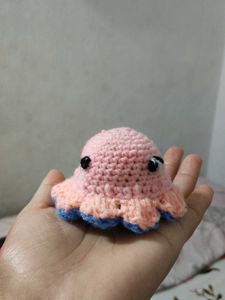 Crocheted 2 in 1 Octopus Plush Toy