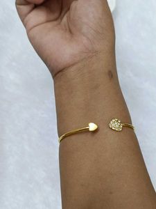 Gold Heart Bracelet Anti turnish