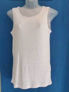White Ribbed Tank Top Camisole
