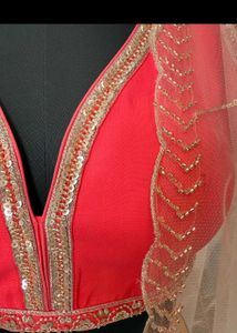 Vibrant Chevron Print Lehenga Choli