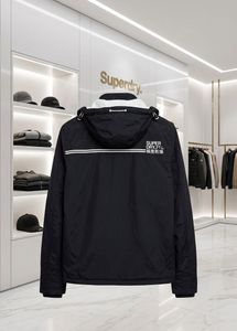 Superdry Black Hooded Jacket