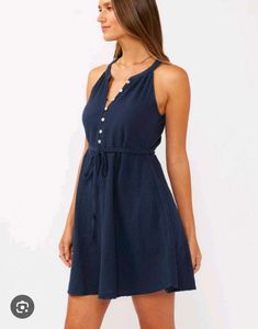 Navy Blue Forever 21 Mini Dress