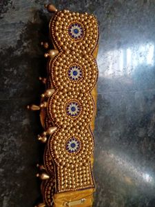 Customised fabric Beaded Waist Belt