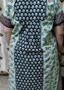Floral Print Cotton Nighty