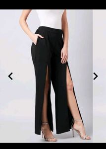 Front Slit flare trouser