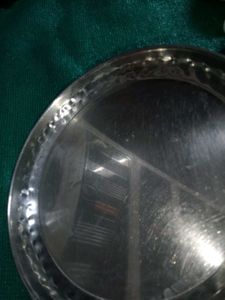 Vintage Stainless Steel Plate