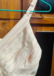 🍑Peach Striped Sleeveless Top