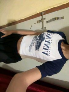 combo of 4 Cute Graphic Crop Tops