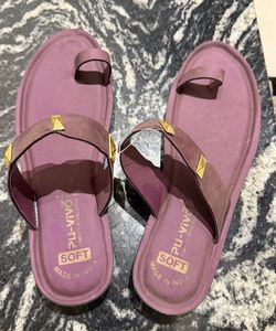 Stylish Purple Flip Flops