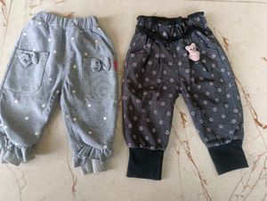 Adorable Baby Girl Pants (2 pairs)