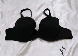 Black Padded Bra