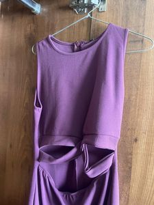 B1G1 Purple Cutout Mini Dress