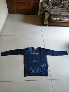 Men's Navy Blue Graphic T-Shirt