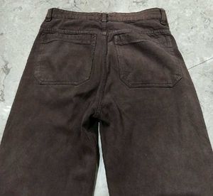 Brown Denim Jeans for unisex