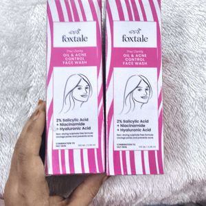 Foxtale Oil & Acne Control Face Wash (2 Units)