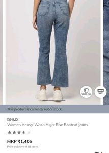 DNMX Women's High-Rise Bootcut Jeans