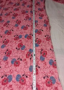 Pink Floral Kurta